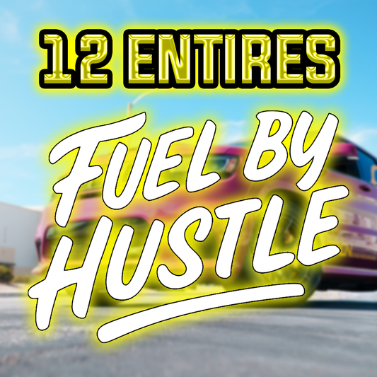 Fuel by hustle sticker